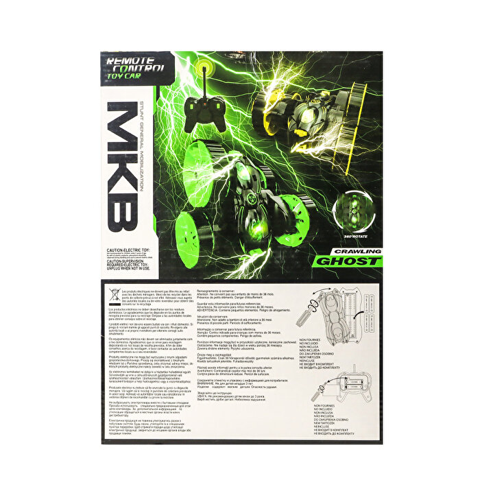 Uzaktan Kumandalı Crawling Ghost Akrobatik Araba 5588-709 Yeşil
