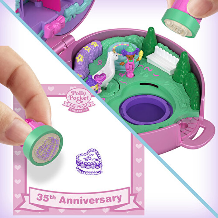 Polly Pocket Polly 35th Birthday Partytime Stamper HWP20