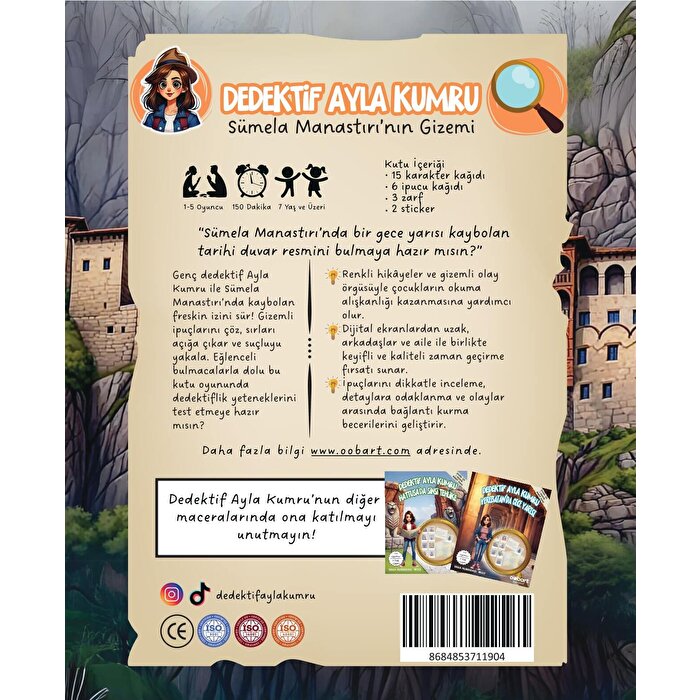 Sümela Manastırı'nın Gizemi Dedektiflik Oyunu