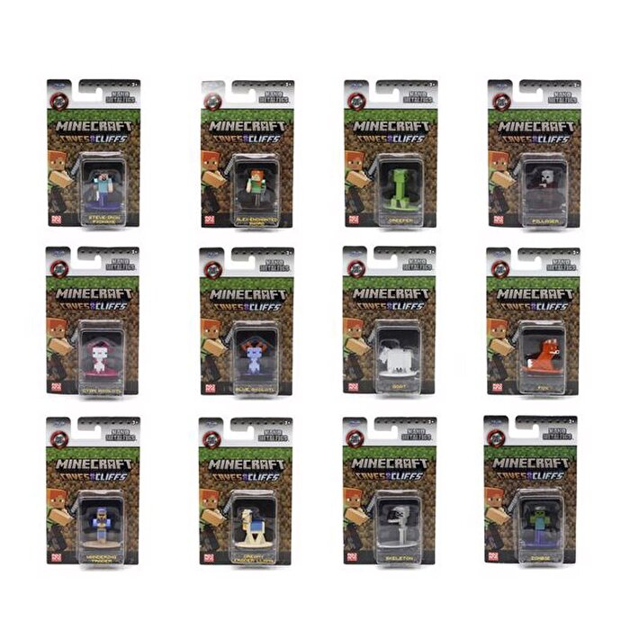 Minecraft Nano Tekli Metal Figür Shielded Wither