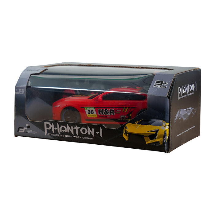 Full Fonksiyon Pilli 1:22 Ölçek Uzaktan Kumandalı Kırmızı Yarış Arabası