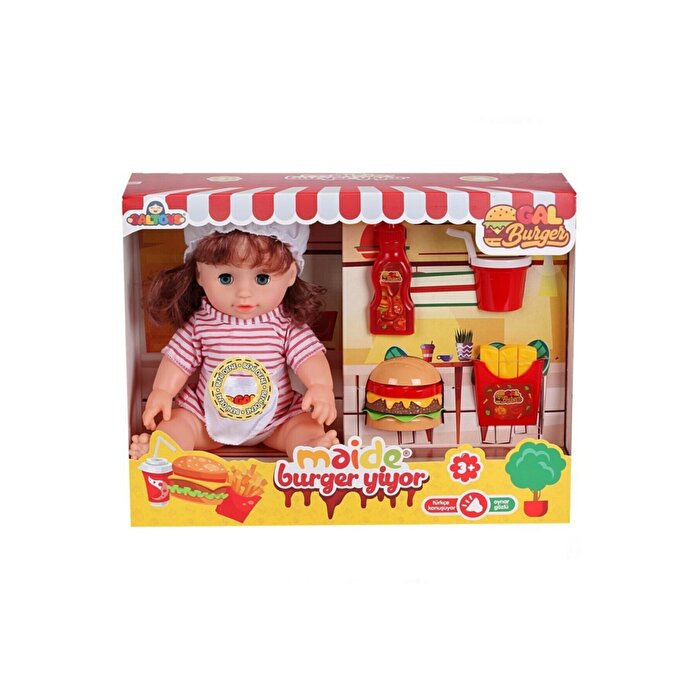 Maide Bebek Burger Yiyor Esmer