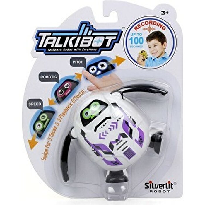 Talkibot Robot Beyaz-Mor Seri 1