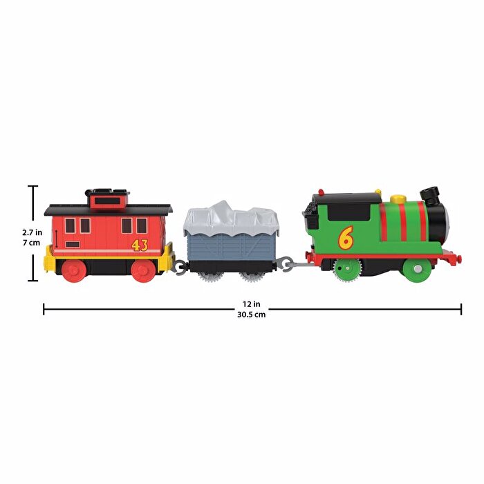Thomas ve Arkadaşları Büyük Tekli Tren Eğlenceli Karakterler Percy HHN44
