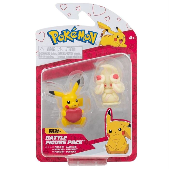 Pokemon Battle 2'li Figür Seti Pikachu ve Alcremie
