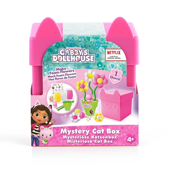 Gabby's Dollhouse Gi̇zemli̇ Kedi̇ Kutusu Make Foam Flowers