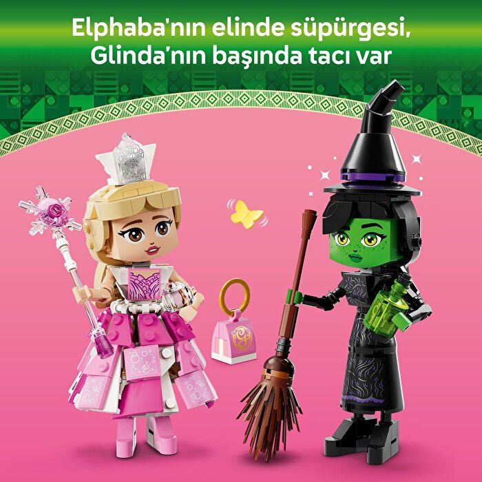 LEGO Wicked Elphaba ve Glinda Figürleri 75682