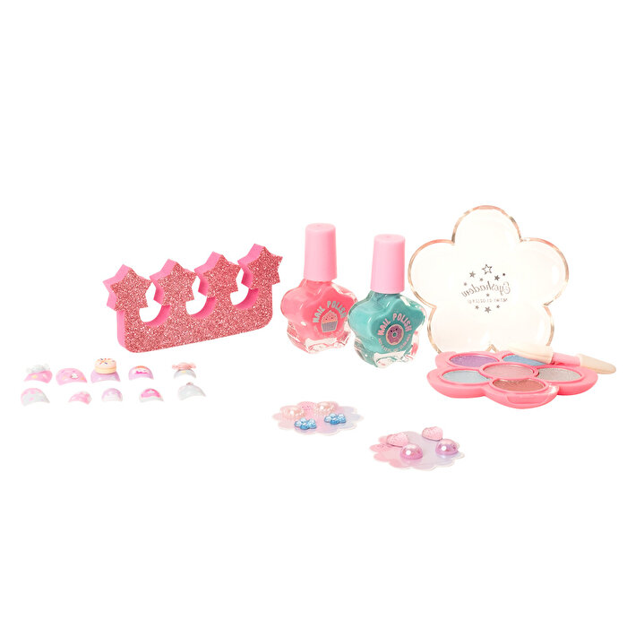 Hot Focus Sparkle Taşınabilir Işıltılı Tırnak ve Makyaj Seti