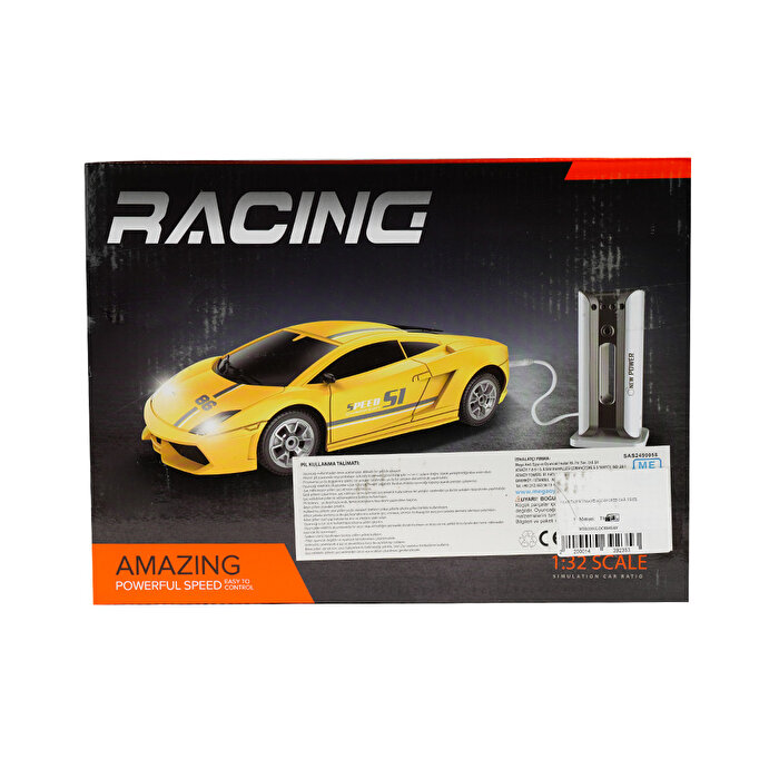 Şarj İstasyonlu Uzaktan Kumandalı Spor Yeşil Araba