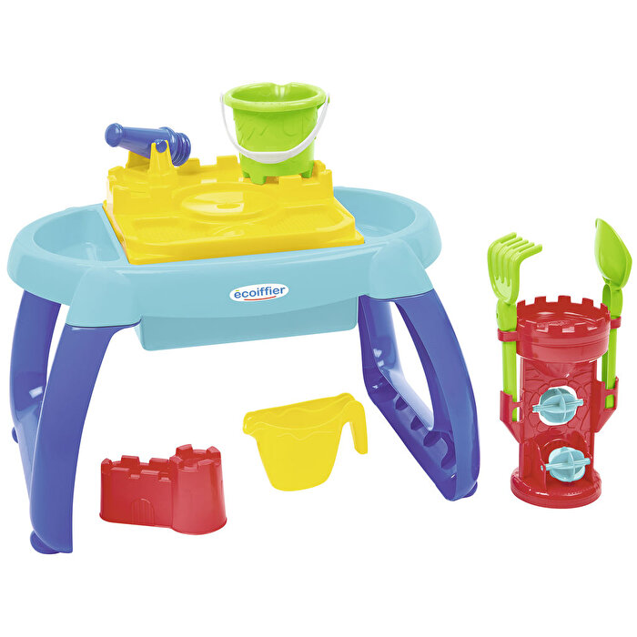 Ecoiffier Su ve Kum Aksesuarlı Oyun Masası