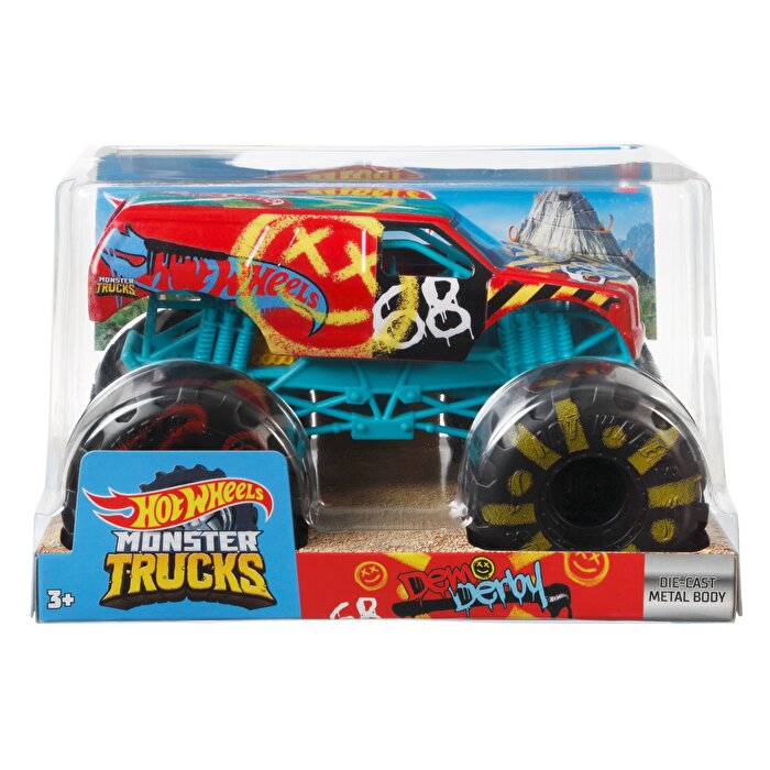 Hot Wheels Monster Trucks 1:24 Arabalar Derloy GWL09