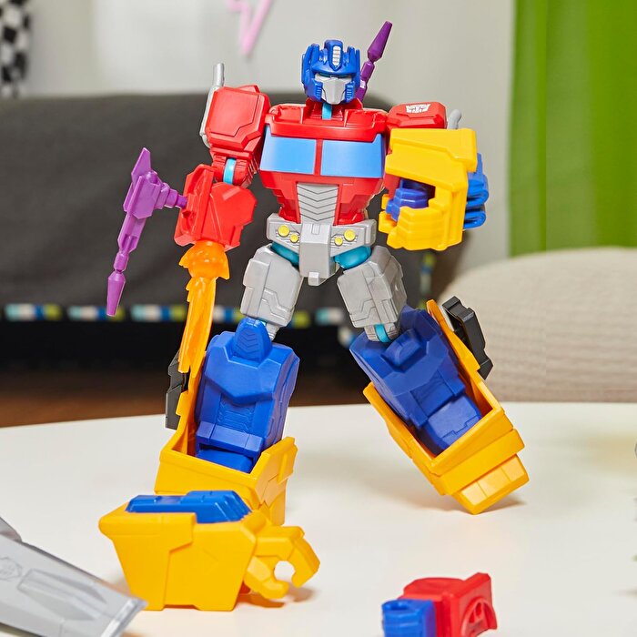 Transformers Mixmashers Deluxe Fi̇gür Optimus Prime
