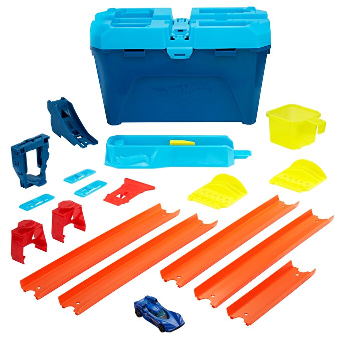 Hot Wheels Track Builder Kutulu Uzman Serisi Yarış Seti GVG09