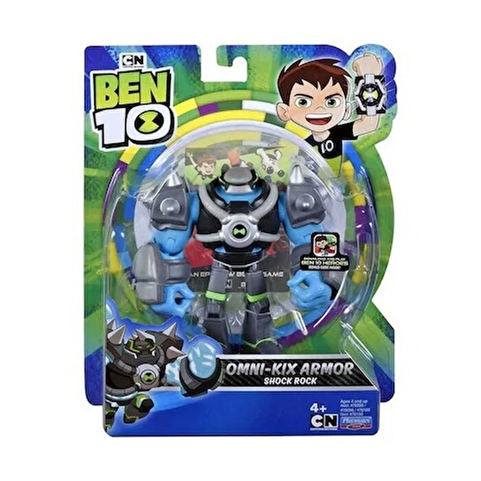 BEN 10 Aksiyon Figürleri  S1 W13 Armor Shock Rock