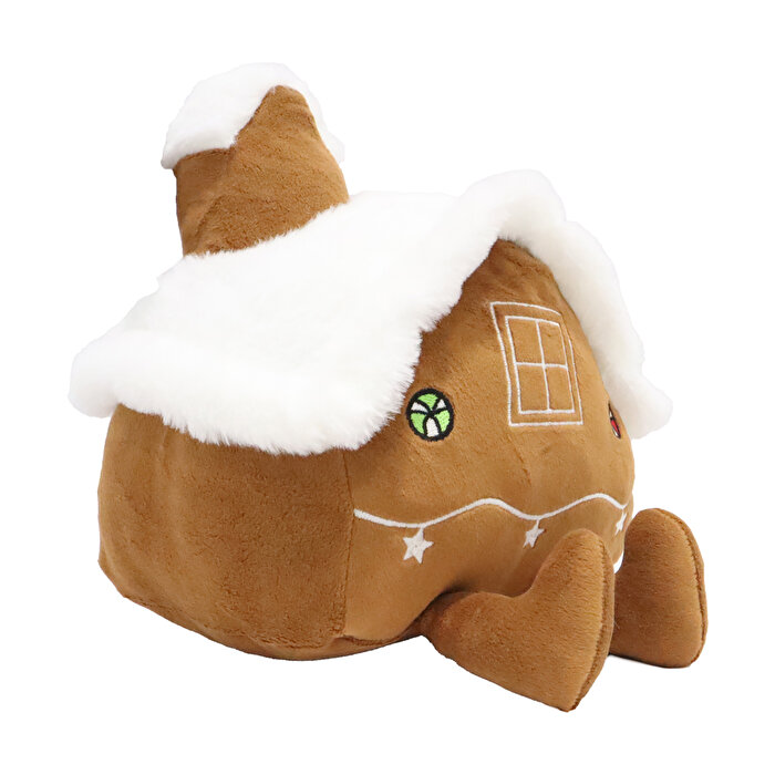 Yılbaşı Ginger Home Şekilli Kırlent Peluş