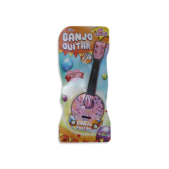 Banjo Kahverengi Çocuk Gitarı Pembe
