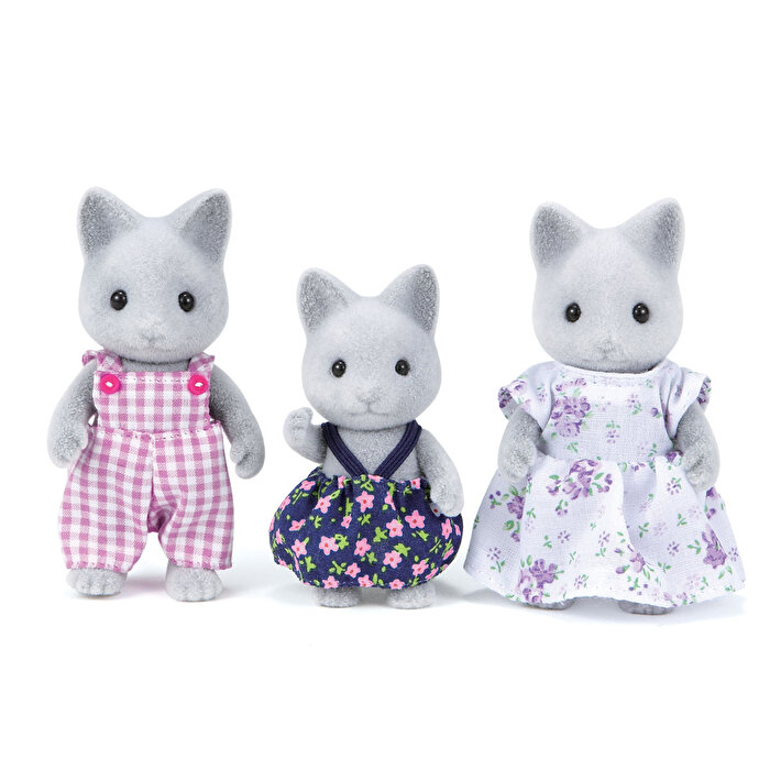 Sylvanian Families Gri Kedi Ailesi