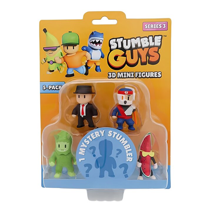 Stumble Guys 5'li Mini Figür Seti 3 S3 40025