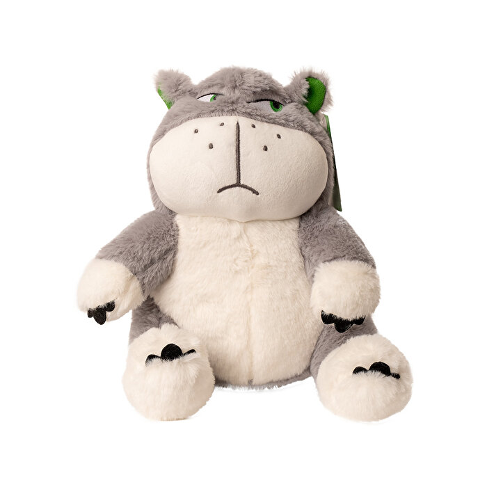 Asabi Kedi Peluş 25 Cm Gri