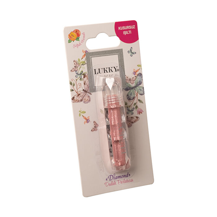 Lukky Şeftali Aromalı Karamel Dudak Parlatıcısı