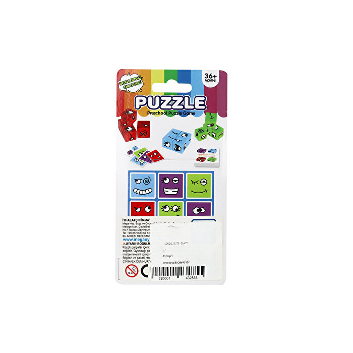 Rubik Emoji Puzzle Mavi