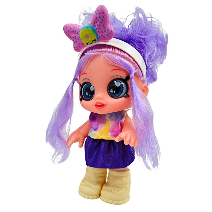 Sesli ve Taşınabilir Çantalı Şeker Kız Roza Bebek