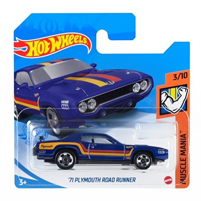 Hot Wheels Tekli Araba '71 Plymouth Road Runner GTB42