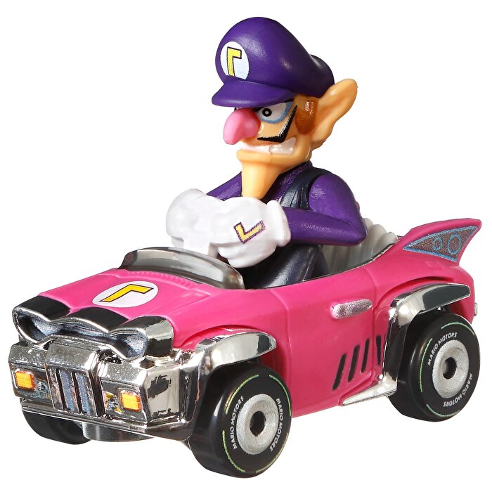 Hot Wheels Mario Kart Karakter Araçlar Waluigi GJH54