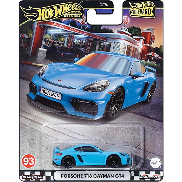Hot Wheels Boulevard Premium Arabalar Porsche 718 Cayman GT4 HRT71