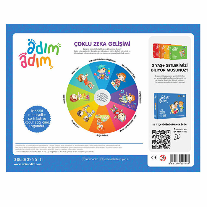 Adım Adım Eğitim Seti 3 Yaş Yeni Yaşı Keşfetme