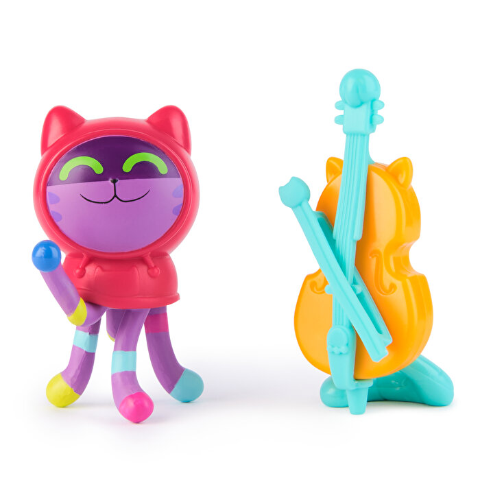 Gabby’s Dollhouse Daniel James DJ Catnip & Cello Figür ve Aksesuar Seti