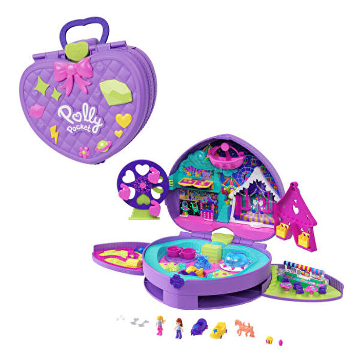 Polly Pocket Lunapark Sırt Çantası Oyun Seti̇