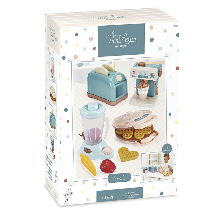 Ecoiffier 4'ü 1 Arada Ev Aletleri Seti