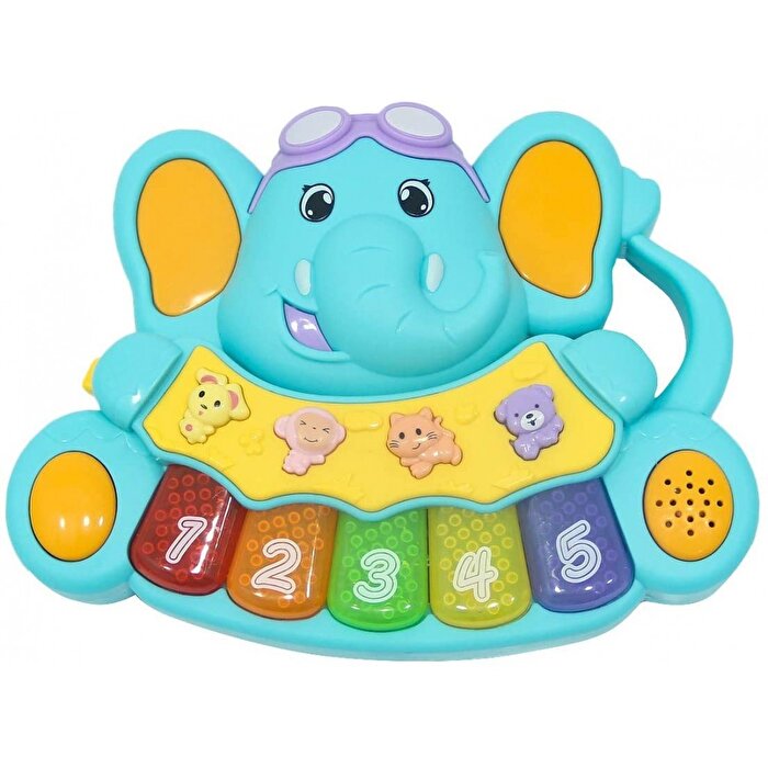 Türkçe Fil Masalcı Piyano Mavi