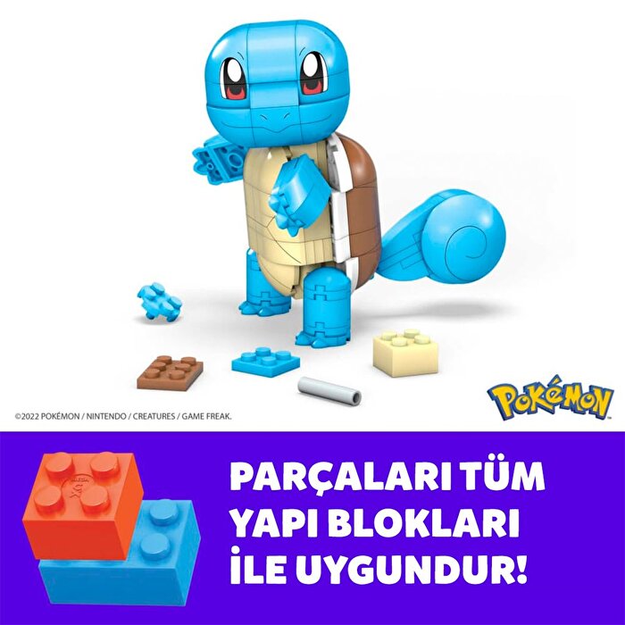 Mega Pokemon Yap ve Oyna Figürler Squirtle GYH00