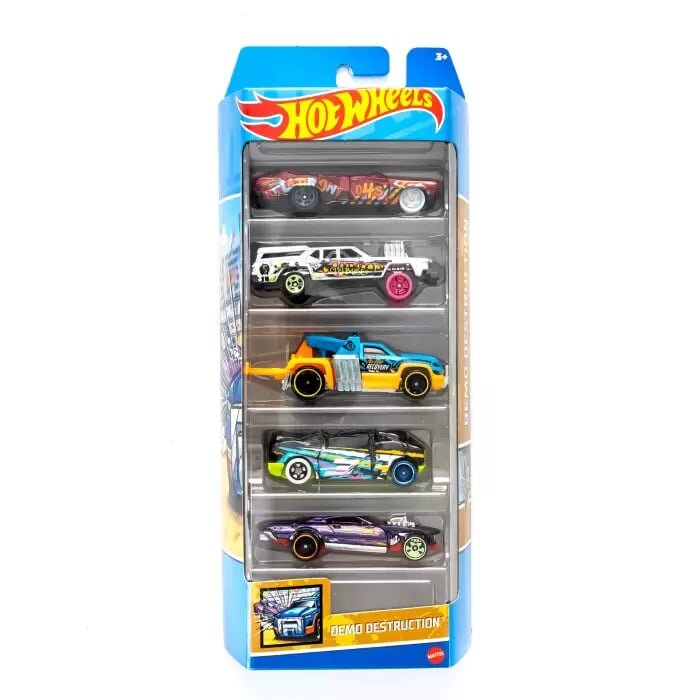 Hot Wheels Beşli Araba Seti Demo Destruction HLY71
