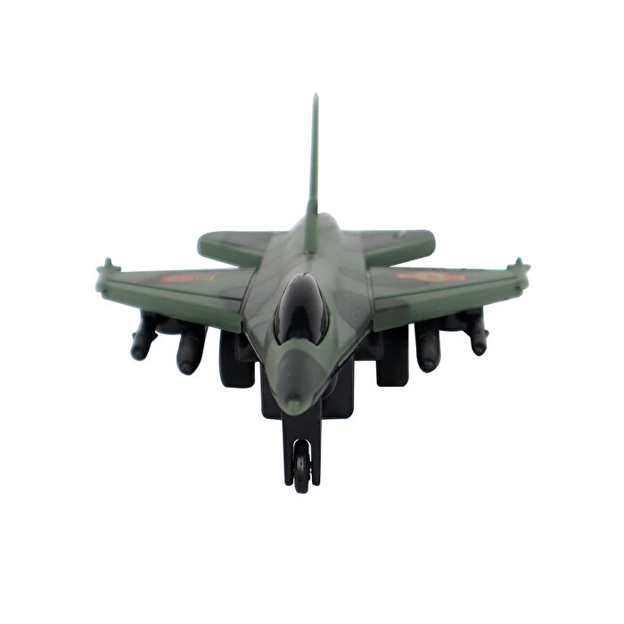 Çek Bırak Savaş Uçakları Yeşil 12 Cm