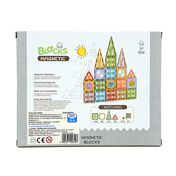 Yıldız Elmas Manyetik Bloklar 31 Parça