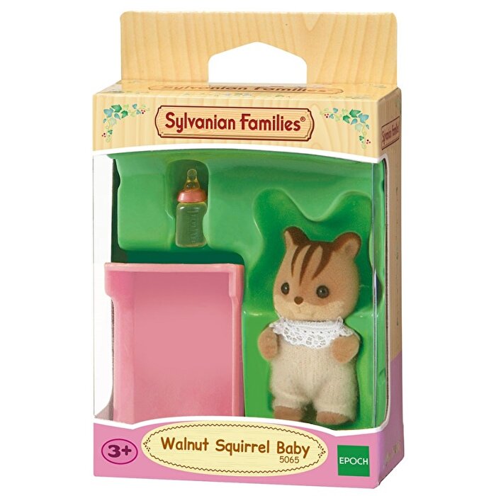Sylvanian Families Kahverengi Bebek Sincap ve Beşik