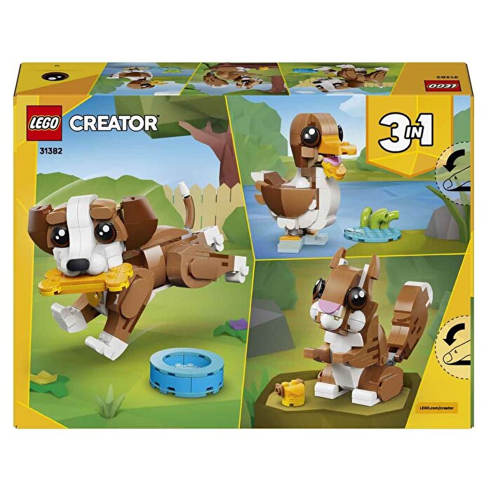 LEGO Creator 3’ü 1 Arada Sevimli Hayvanlar: Oyunbaz Yavru Köpek 31382