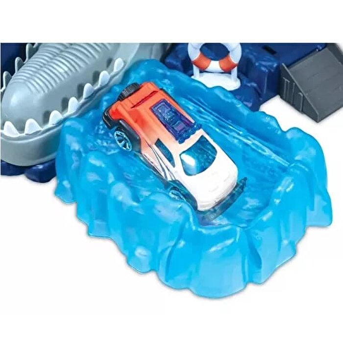 Express Wheels Renk Değiştiren Arabalı Köpekbalığı Saldırısı Oyun Seti