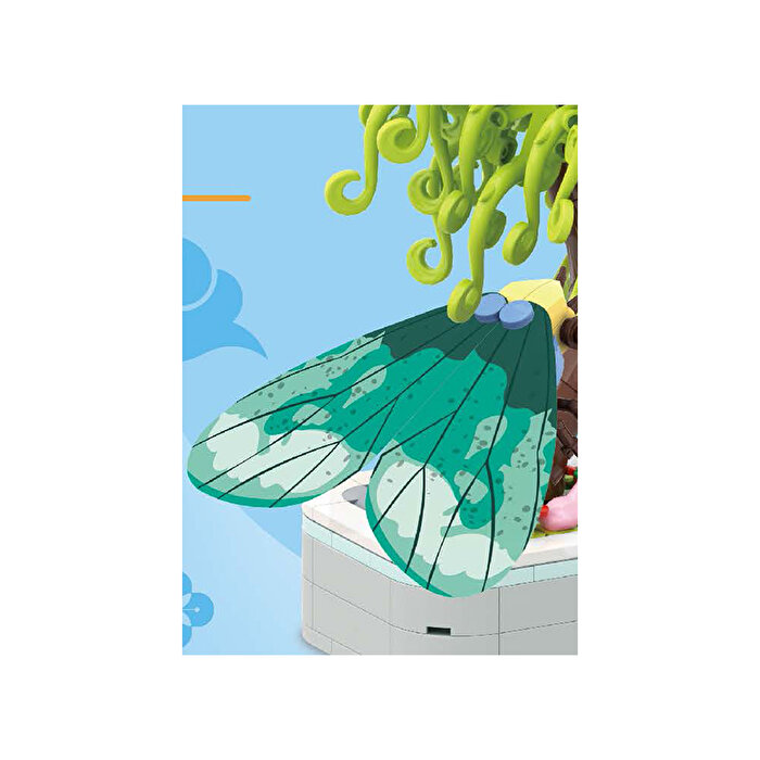 Mega Çi̇çekler ve Böcekler Yapı Blokları Ağustos Böceği