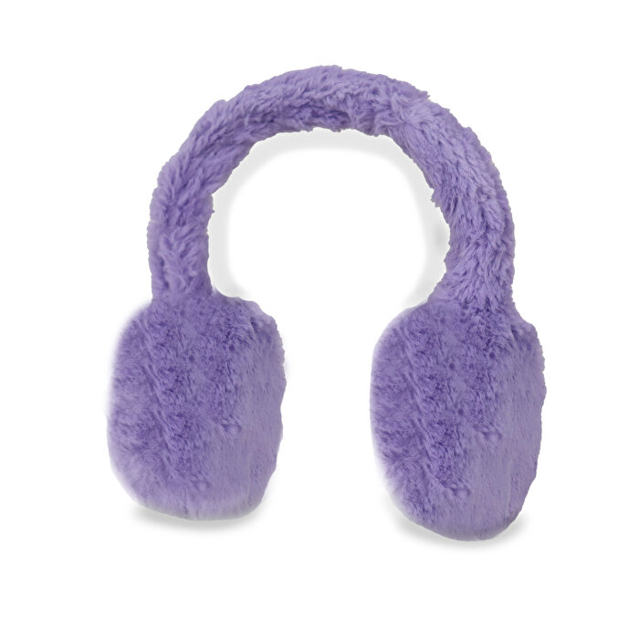 Peluş Kulaklık Mor