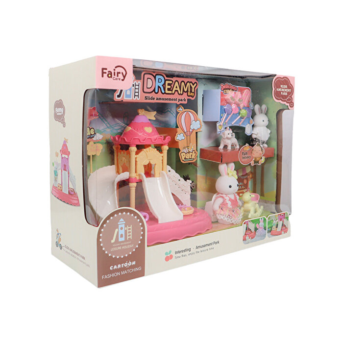 Bay Dreamy Mini Tavşan Kaydıraklı Tavşan Aile Parkı