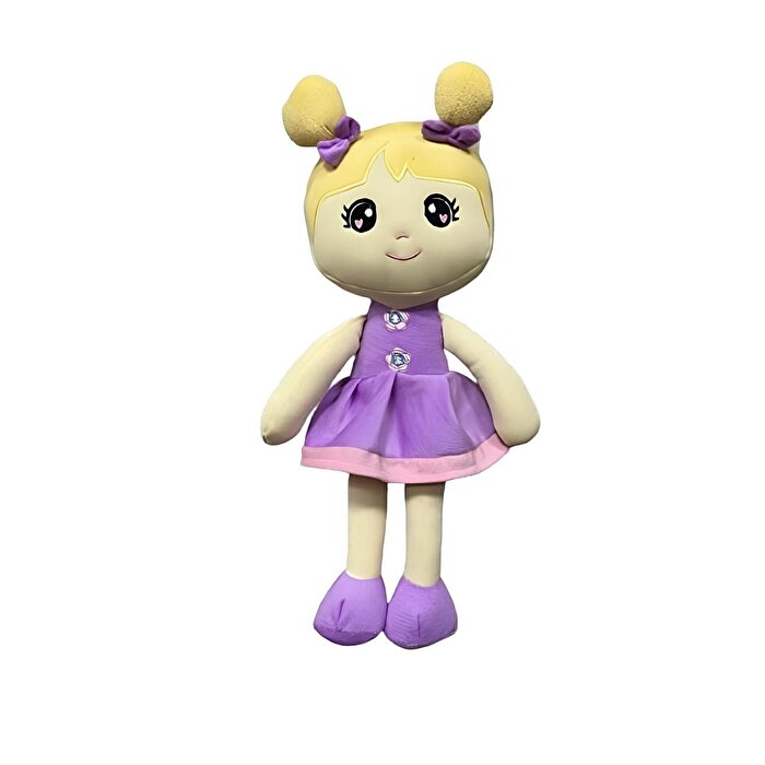 Prenses Bebek Peluş Sarı Saçlı