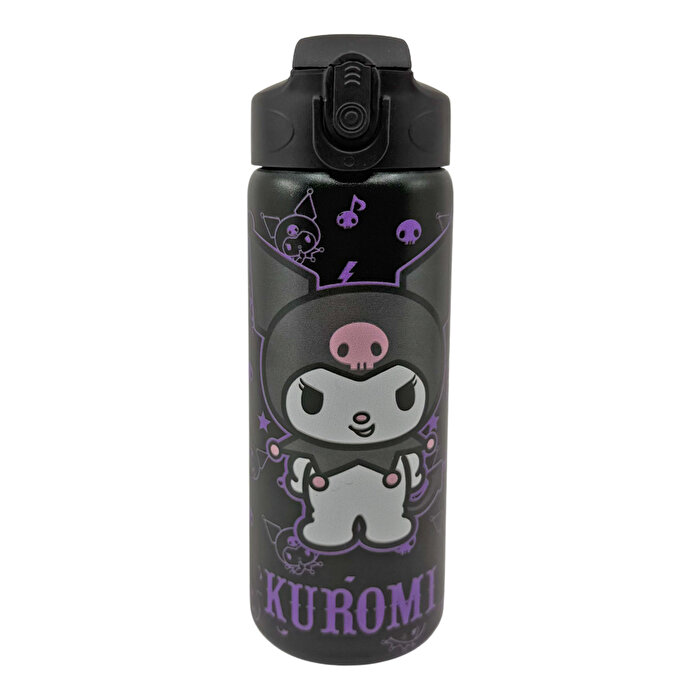 Kuromi Çelik Siyah Matara 600 Ml