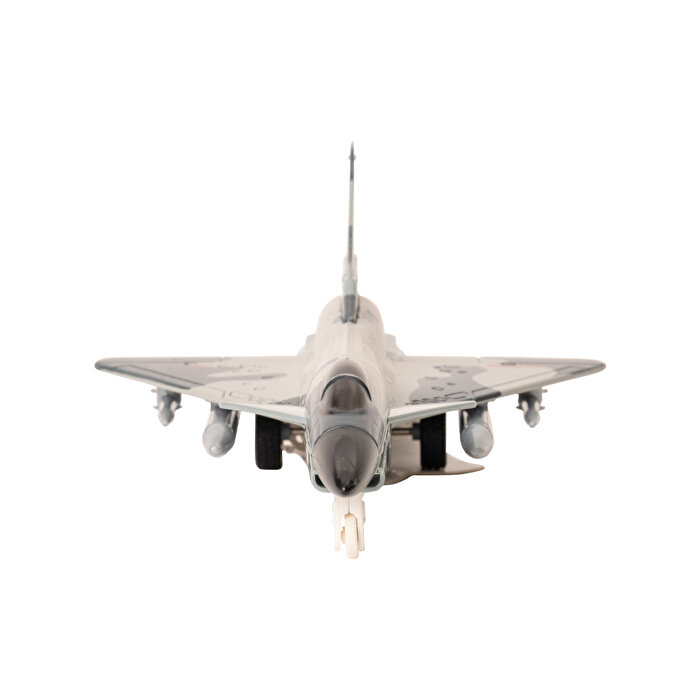 Metal Çek Bırak Savaş Uçağı J-10 Açık Gri