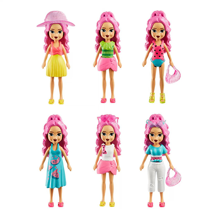 Polly Pocket ve Arkadaşları Farklı Moda Aksesuarları Oyun Setleri HKV95