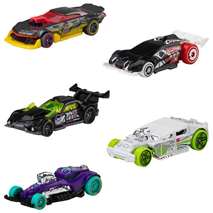 Hot Wheels Beşli Araba Seti Cyber Noir JKG06