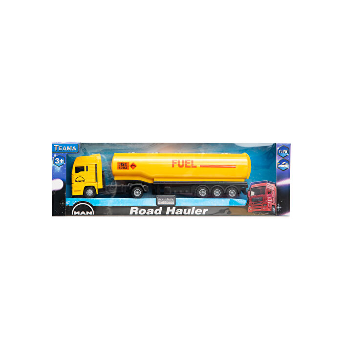 Teama 1:48 Ölçekli Man Kargo Tırı Sarı Tanker